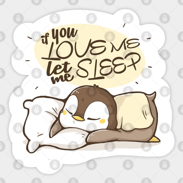 Let Me Sleep Sticker by xMorfina